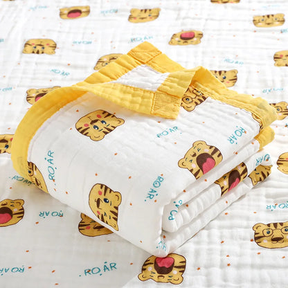 6 Layers Cotton Muslin Blanket - Just Kidding Store
