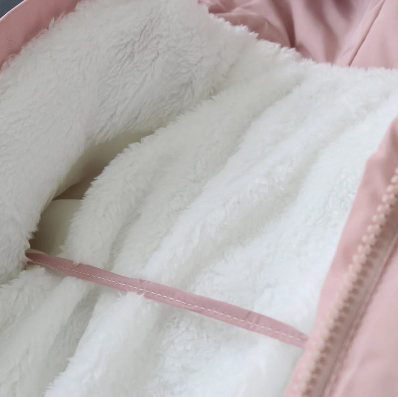 Infant Snowsuit - Warm Hooded Jumpsuit Set - Just Kidding Store