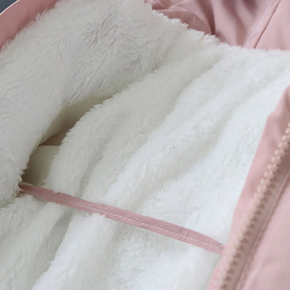 Infant Snowsuit - Warm Hooded Jumpsuit Set - Just Kidding Store