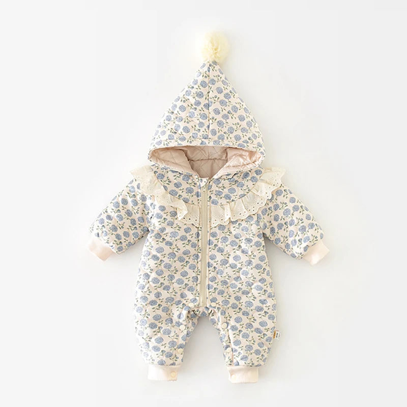 Luxe Pom Pom Floral Jumpsuit - Just Kidding Store
