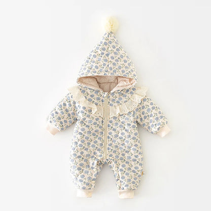 Luxe Pom Pom Floral Jumpsuit - Just Kidding Store