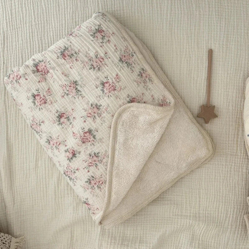 Floral Winter Blanket - Just Kidding Store