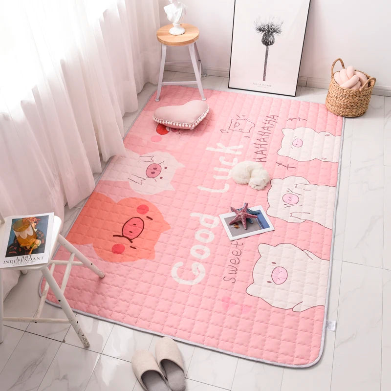 Oversized Quilted Play Mat - Waterproof Anti Skid Carpet - Just Kidding Store