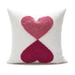 Love Hearts Tufted Pillow Covers - Just Kidding Store