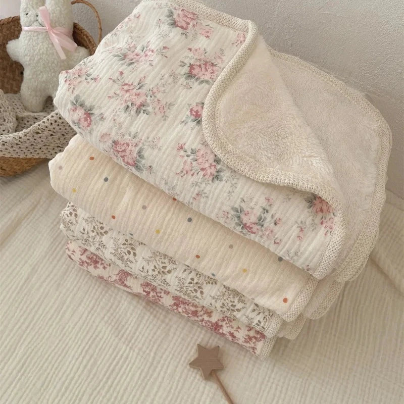 Floral Winter Blanket - Just Kidding Store