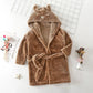 Hooded Flannel Childrens Dressing Gown - Just Kidding Store
