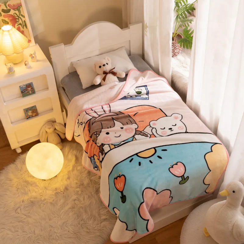 Soft Flannel Children's Blanket - Bed Spread - Just Kidding Store