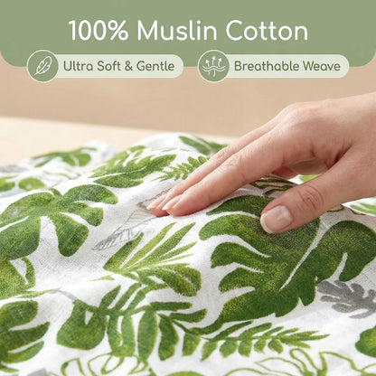 Muslin Blanket - 2 Layers Cotton Swaddle