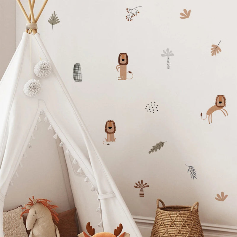 Little Lion Wall Decals - Just Kidding Store