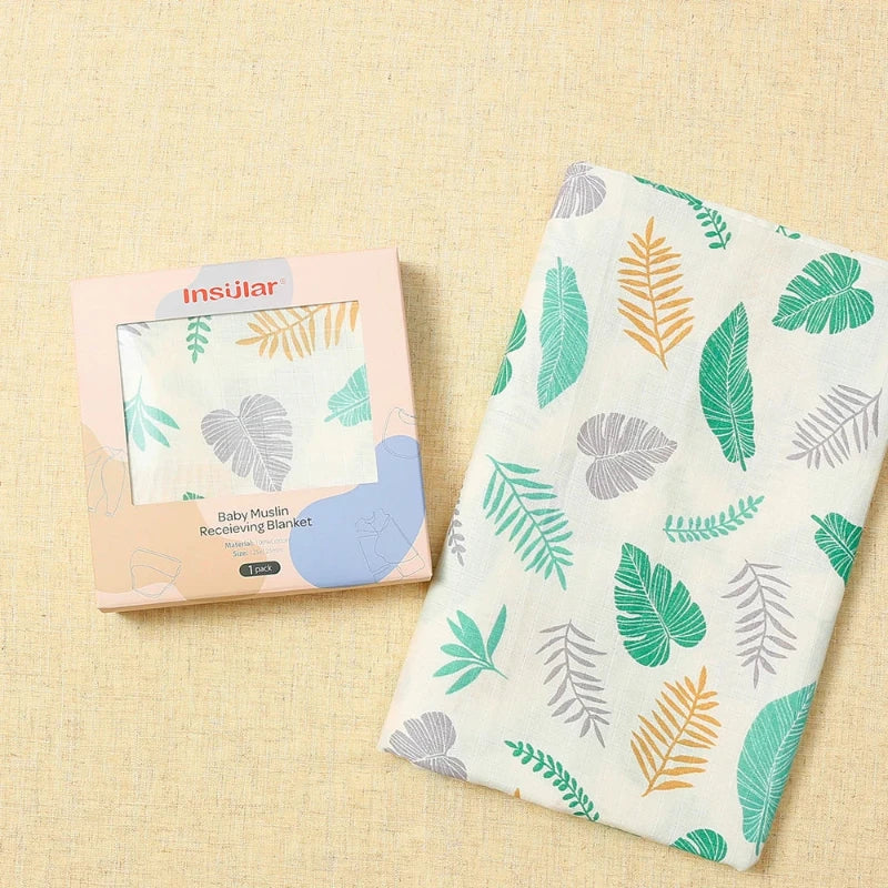 Double Layer Cotton Gauze Muslin Baby Blanket - Just Kidding Store