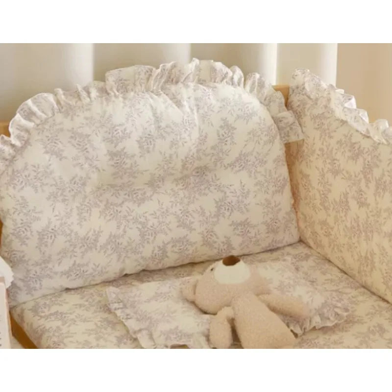 Frill Bed Bumper - Backrest Pillow