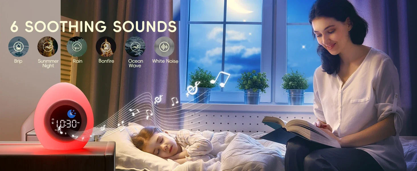 Alarm Clock Touch Control Night Light - Just Kidding Store