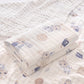 6 Layers Cotton Muslin Swaddle Blanket - Just Kidding Store