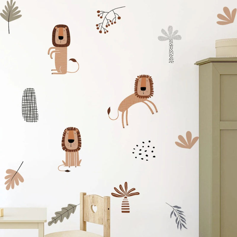 Little Lion Wall Decals - Just Kidding Store