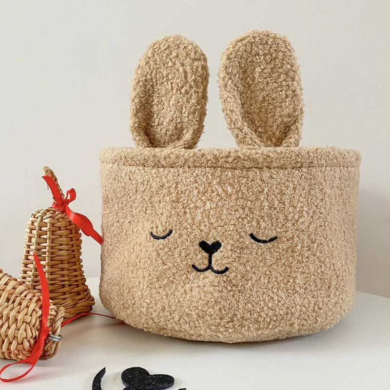 Fluffy Bunny Storage Basket - Just Kidding Store