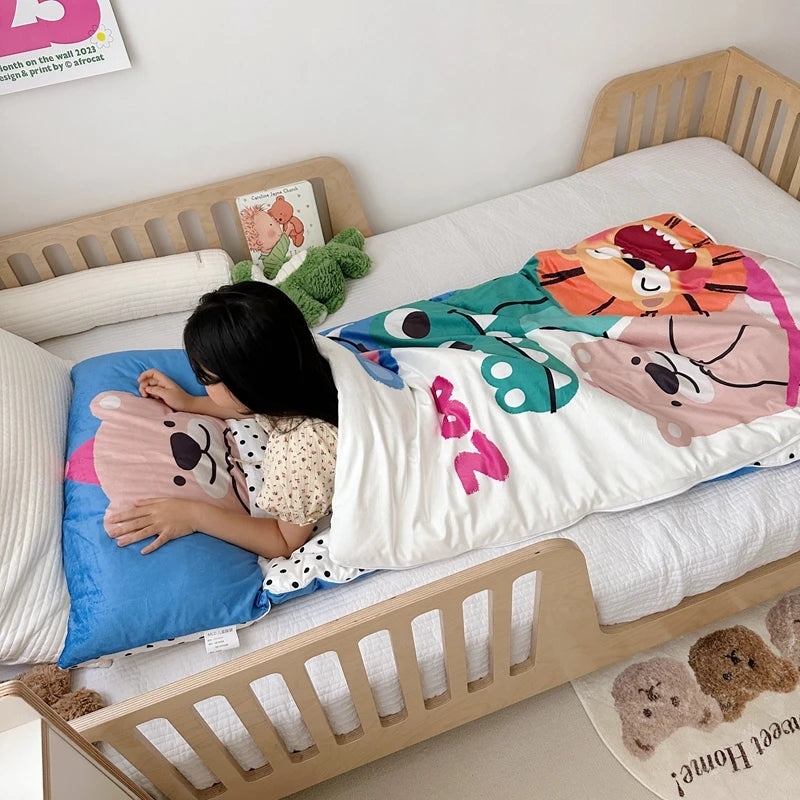 Kids Sleeping Bag With Pillow - Sleeping Envelope - Just Kidding Store