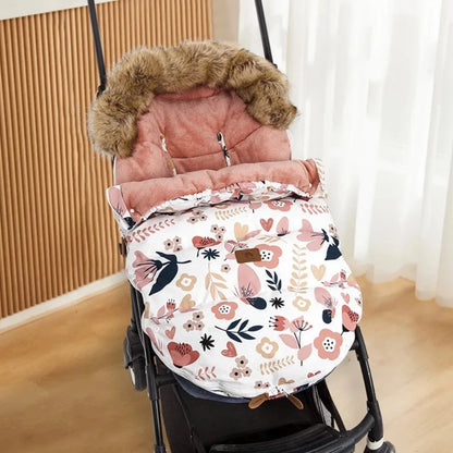 Winter Windproof Footmuff - Universal Pram Sleepsack 0-24M - Just Kidding Store