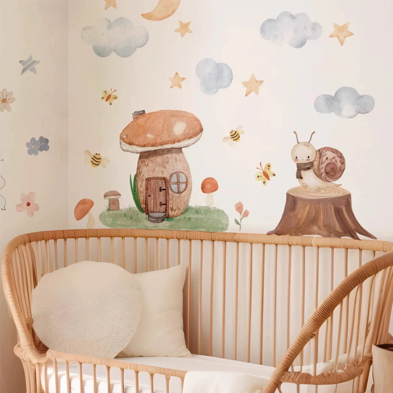 Whimsical Woodland Wall Stickers - Just Kidding Store