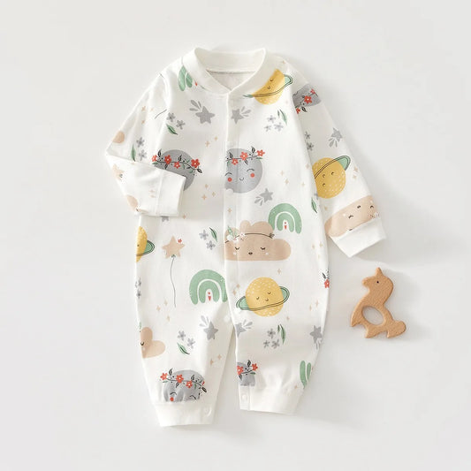 Newborn Baby Cotton Romper - Dreamy Jumpsuit - Just Kidding Store