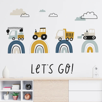 Little Builders Wall Decals - Just Kidding Store