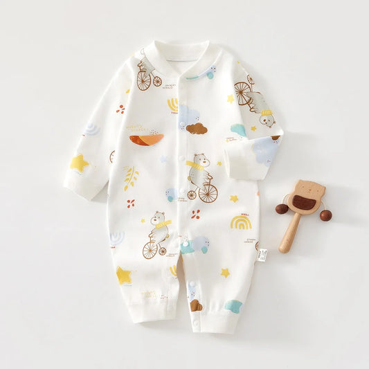 Newborn Baby Cotton Romper - Dreamy Jumpsuit - Just Kidding Store