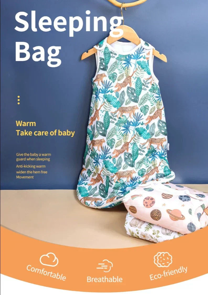 Breathable Sleeveless Sleeping Bag - Baby Sleep Sack - Just Kidding Store