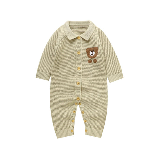 Teddy Knitted Infant Romper - Just Kidding Store