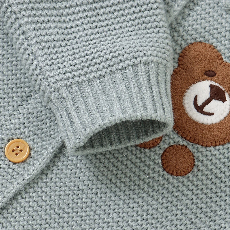 Teddy Knitted Infant Romper - Just Kidding Store