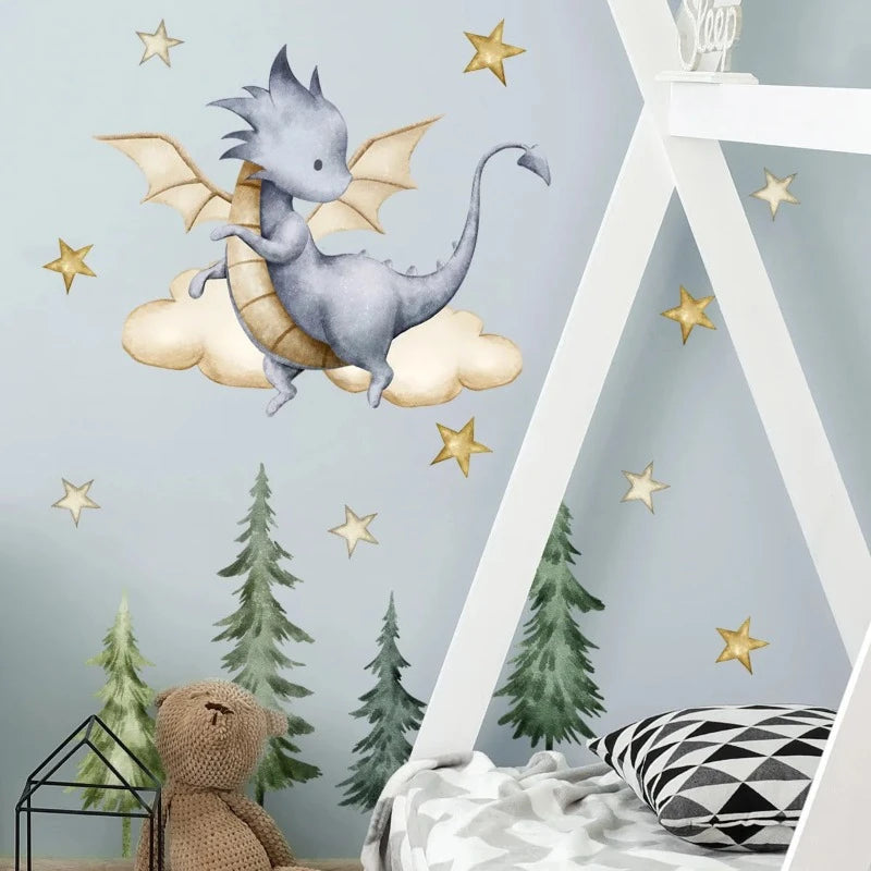 Flying Dragon Wall Decal - Just Kidding Store