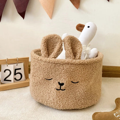 Fluffy Bunny Storage Basket - Just Kidding Store