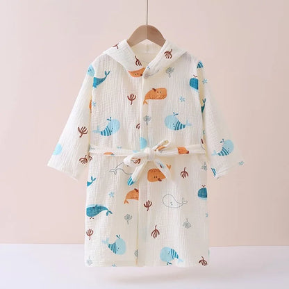 Muslin Cotton Bathrobes - Just Kidding Store