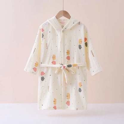 Muslin Cotton Bathrobes - Just Kidding Store