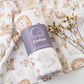 2 Layers Bamboo Cotton Muslin Swaddle Blankets - Just Kidding Store