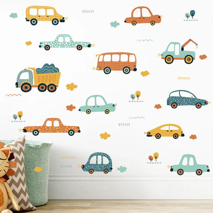 Little Vehicles Wall Stickers - Just Kidding Store