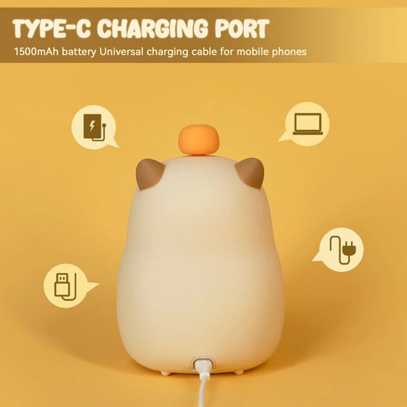 Capybara Night Light Alarm Clock - Just Kidding Store