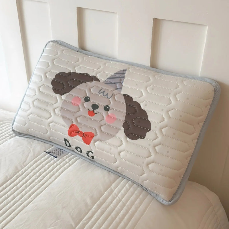 Cool Silk Latex Cartoon Animals Pillowcase - Just Kidding Store