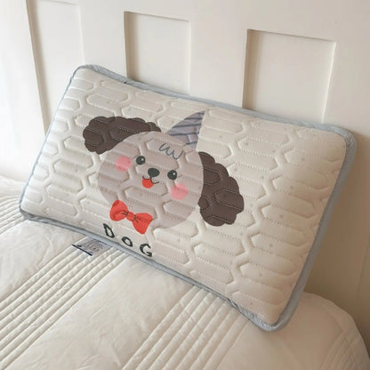 Cool Silk Latex Cartoon Animals Pillowcase - Just Kidding Store