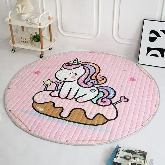 Activity Play Mat - Toy Storage Bag - Candy Cloud Unicorn