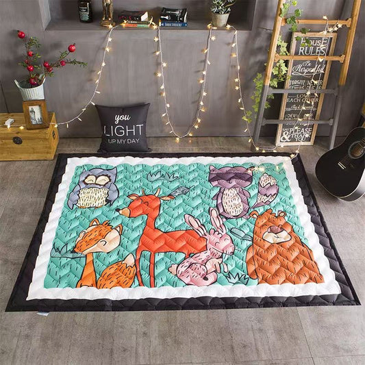 Quilted Children Play Mat Baby Anti Skid Crawling Mat - Just Kidding Store