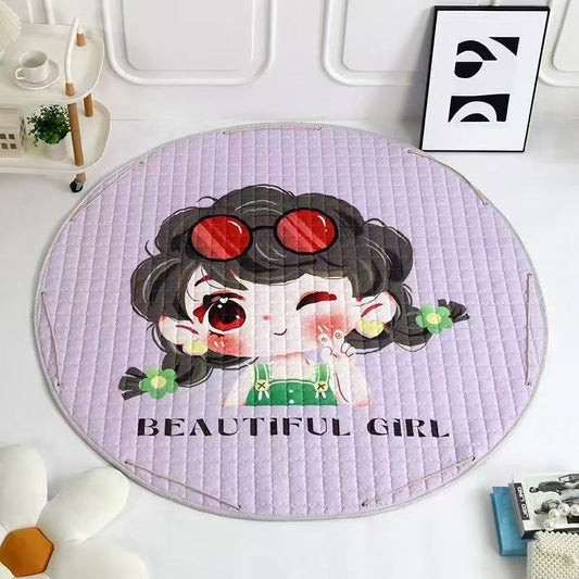 Activity Play Mat - Toy Storage Bag - Beautiful Girl