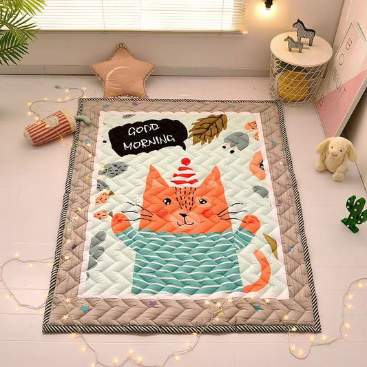 Quilted Children Play Mat Baby Anti Skid Crawling Mat - Just Kidding Store