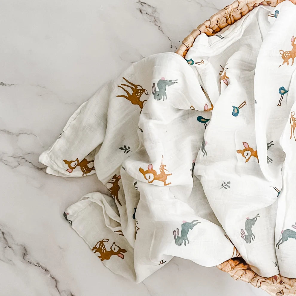 Muslin Blanket - 2 Layers Cotton Swaddle