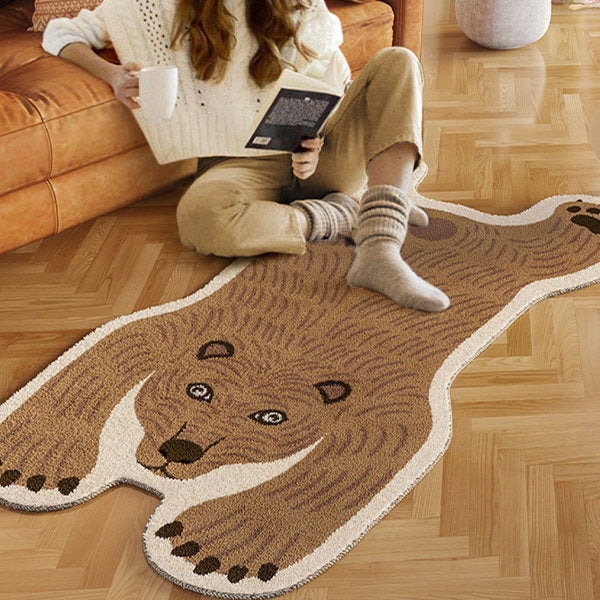 Bear Shaped Rug - Just Kidding store