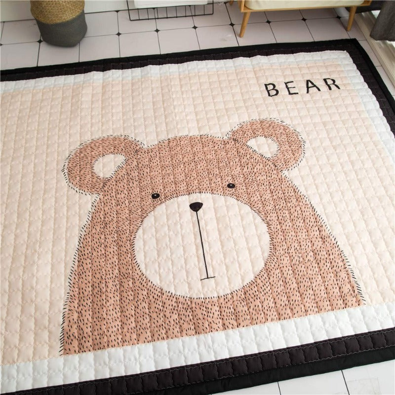 Oversized Kids Play Mat - Quilted Anti Skid Carpet - Just Kidding Store