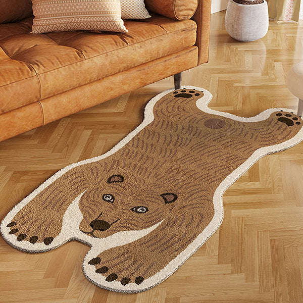 Bear Shaped Rug - Just Kidding store