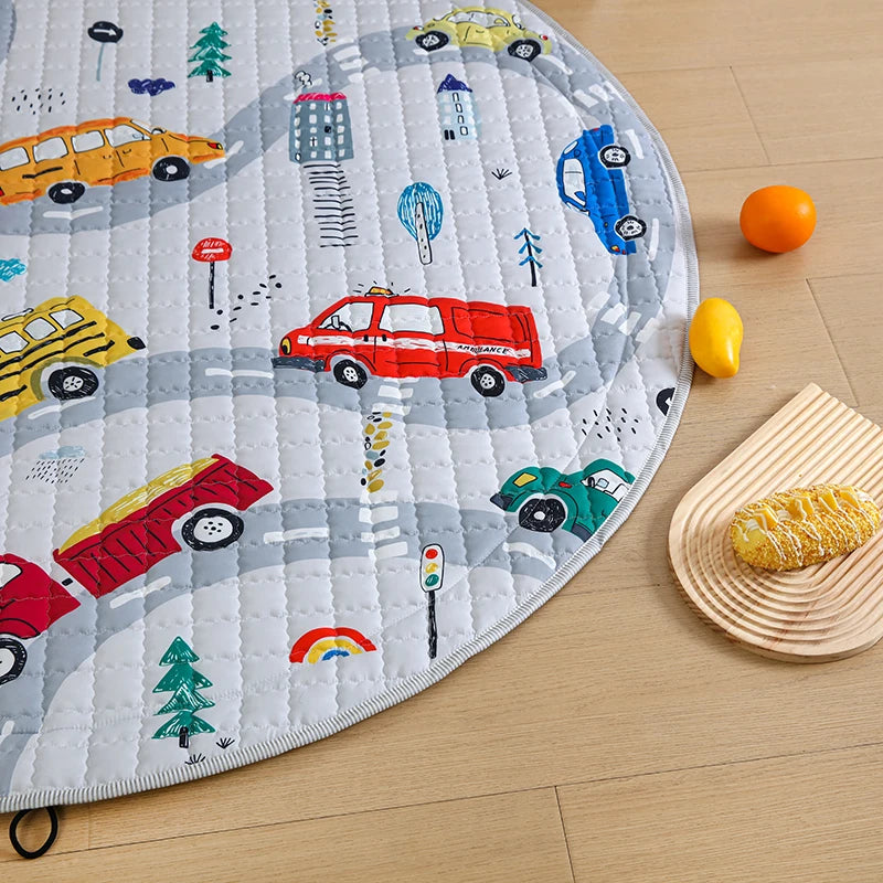 Activity Play Mat - Toy Storage Bag - Car Road Map - Just Kidding Store