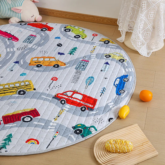 Activity Play Mat - Toy Storage Bag - Car Road Map - Just Kidding Store