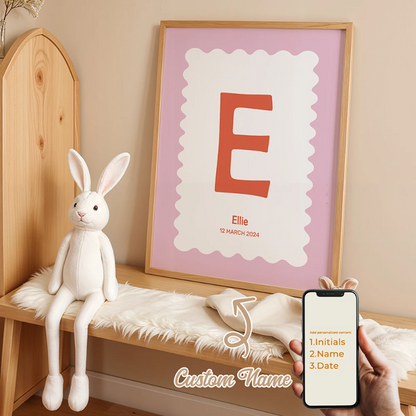 Personalized Custom Name Cartoon Canvas Print