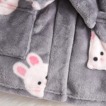 Bunny Plush Hooded Robe - Just Kidding Store