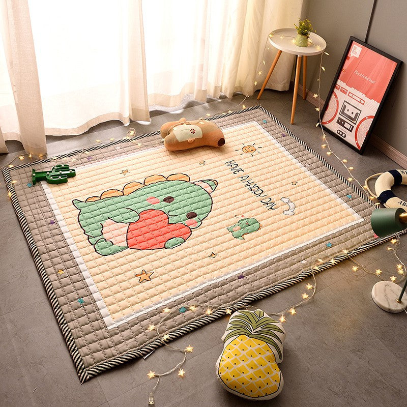 Dino Play Mat - Quilted Anti Skid Carpet - Just Kidding Store
